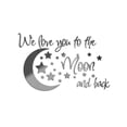thumbnail image 4 of Acrylic Mirror Wall Stickers English Letter Star Combination Acrylic Mirror Sticker Three-Dimensional, 4 of 9