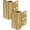 ‎Gold, variant on Home Security Door Lock, 2 Pack Childproof Door Reinforcement Lock with 3 Inch Stop Withstand 800 lbs for Top Front Inward Swinging Door, Upgrade Flip High Night Lock to Defend Your Home Kids