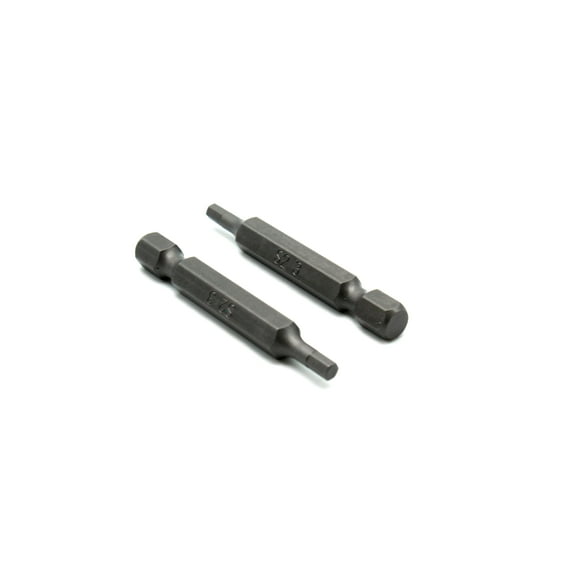 TMAX 25 pc H3 H-3mm (1/8 Inch) Hex Head Screwdriver Impact Ready 2 Inch Length Insert Bits Hex Shank with Quick Release Slot