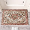 thumbnail image 2 of Bohemian Orange Ethnic Patterned Carpet Welcome Doormat for Indoor/Outdoor Entrance Bohemian Orange Ethnic Patterned Carpet Decoration Door Mat Kitchen Door Mat Bedroom Doormat 17x30 Inch, 2 of 6