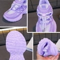thumbnail image 6 of Gubotare Sneakers for Boys Toddler Shoes Girls Boys Barefoot Shoes Kids Breathable Sneakers Slip On Tennis Shoe Lightweight Sneakers Size 2 (Purple,Big Kids 2), 6 of 7