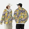 thumbnail image 6 of Fotbe Lavender Flowers Men's Women's UPF 50+ Sun Protection Jacket Hooded Cooling Shirt with Pockets Hiking Outdoor Performance-Small, 6 of 9