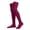 Wine, variant on PBFRDSJ Womens Yoga Warm Socks Vertical Stripe Over the Knee Thick Ballet Fitness Warm Dance Hosiery Multi-Sport Socks