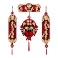 thumbnail image 3 of Spring Festival Couplets Chinese New Year Decorations for Wall Door New Year G, 3 of 6
