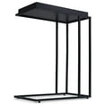 thumbnail image 6 of Home Square 2-Piece Industrial 18 " Metal Tray Top C Side Table Set in Black, 6 of 10