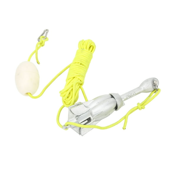Boat Anchor, Marine Ship Anchor Kit Easy Carry 4 Anchor Claw Long Horizontal Towing Force Foldable Rust Proof  For Canoes For Lake