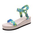 thumbnail image 2 of Sandalias de playa con cuña nueva para mujer Wmkox8yii nm7059, 2 of 9