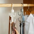 thumbnail image 5 of Space Saving Tank Top Hangers, Rotating Bra Hanger for Closet Organizer, Multi-Function Hoodie Hanger for Hats & Accessories, 5 of 7