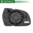 thumbnail image 2 of Reemplazo de cristal de espejo lateral izquierdo Unique Bargains para AUDI A3 2010-2013, AUDI A4 2009-2015, AUDI A5 2011-2017 No. 8K0857535F Asférico Calentado, 2 of 6