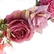 thumbnail image 5 of Paquete de 2 diademas de flores para mujer, corona para el pelo, corona, accesorios para fotos, diadema rosa púrpura jinwen Diadema de flores, 5 of 7