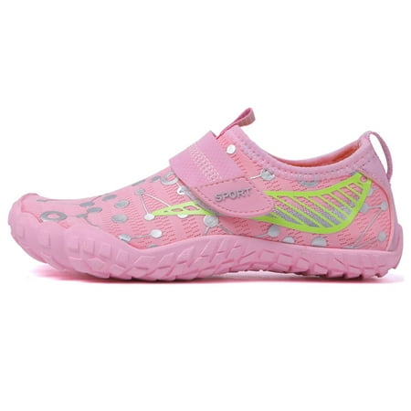 

Eashi Kids Boys Girls Swim Water Shoes Quick Dry Non-Slip Water Skin Barefoot Sports Shoes Breathable Lightweight