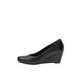 thumbnail image 4 of Clarks Flores Tulip Women's Closed Toe Wedge Pump 30117, 4 of 5