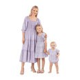 thumbnail image 5 of Mother and Daughter Family Matching Dress Floral Print Dress Mommy and Me Summer Family Outfits, 5 of 9