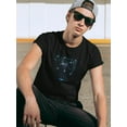 thumbnail image 2 of Neon Cow Hologram T-Shirt Men -Image by Shutterstock, Male x-Large, 2 of 4