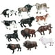 thumbnail image 1 of 12 piezas de mini modelos de vacas perfecl Figuras de animales de simulación Juguetes educativos PVC, 1 of 8