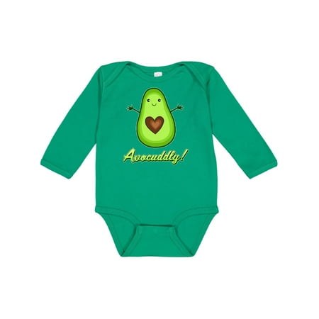 

Inktastic Avocuddly!- cute avocado Gift Baby Boy or Baby Girl Long Sleeve Bodysuit