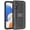 Black, variant on Case for Galaxy A14 5G (2023), Nakedcellphone Rugged Ring Grip Cover with Stand [Built-In Mounting Plate] for Samsung SM-A146 - Camo Tree Design