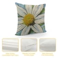thumbnail image 4 of YINGXI  Spring Pillow Cover Daisy Polka Dots Decorations Seasonal Farmhouse Summer Pillow Case Decor for Sofa Couch（Blue 20x20in, 4 of 5