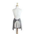 thumbnail image 3 of CC Home Furnishings Cotton Kitchen Unisex Bistro Chef Aprons - 28" - Gray - Set of 2, 3 of 7