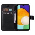 thumbnail image 4 of Nalacover Wallet Case for Samsung Galaxy A14 5G, Card Slots Holder Magnetic Clasp Premium Luxury PU Leather Flip Folio Cover with Kickstand Wrist Strap Soft Silicone Shockproof Case,Black, 4 of 7