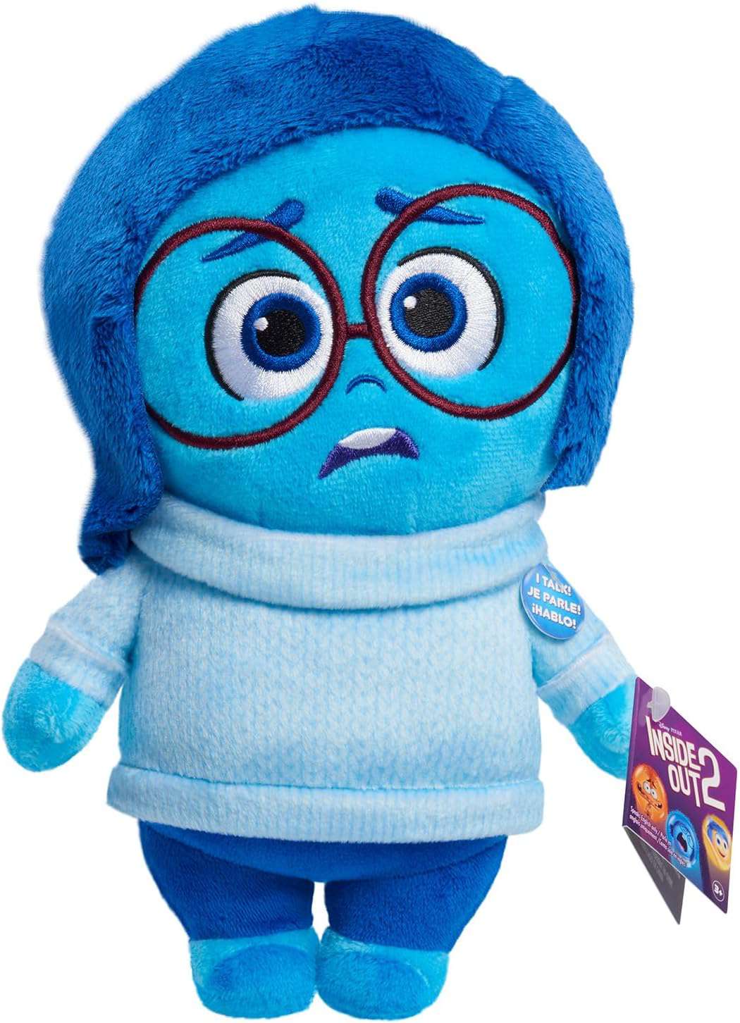 Inside Out 2 Talk It Out Sadness Small Plush Toy photo 1