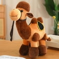 thumbnail image 2 of 14inch Realistic Camel Plush Toy Stuffed Animal Soft Cuddly Desert Mammal Figurine for Home Decor and Family Gifts, 2 of 4