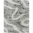 thumbnail image 6 of Hauteloom Asfordby Living Room, Bedroom Area Rug - Contemporary - Plush Pile - Charcoal, Off White, Light Gray - 18" Sample, 6 of 6