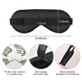 thumbnail image 7 of IAUYY Sleep Mask, Super Soft Eye Masks with Adjustable Strap, Lightweight Comfortable Blindfold,Perfect Blocks Light for Men Women Suitable for Embroidery, 7 of 7
