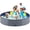 Gray, variant on Niubya 96 x 16'' Foldable Dog Swimming Pool, Adult oversized folding swimming pool, Outdoor camping pool(Gray)