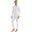 White, variant on Linjinx Men's Spandex Long Sleeve High Neck Full Body Gymnastics Unitards One Piece Thermal Bodysuit Costume Black L