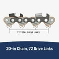 thumbnail image 3 of Husqvarna 529475072 20 in. Chainsaw Chain 72 Drive Links X-Cut S83G, 3 of 6
