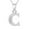 C, variant on Valentine's Day Gifts for Woman Fashion Women Gift 26 English Letter Name Chain Pendant Necklaces Jewelry N