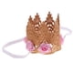 thumbnail image 3 of Tiaras de diadema de corona de flores Perfecl Rosa claro, 3 of 7