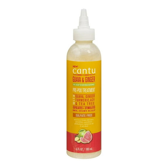 Cantu Guava And Ginger Scalp Exfoliating Pre Poo Treatment, 6 Oz, 3 Pack