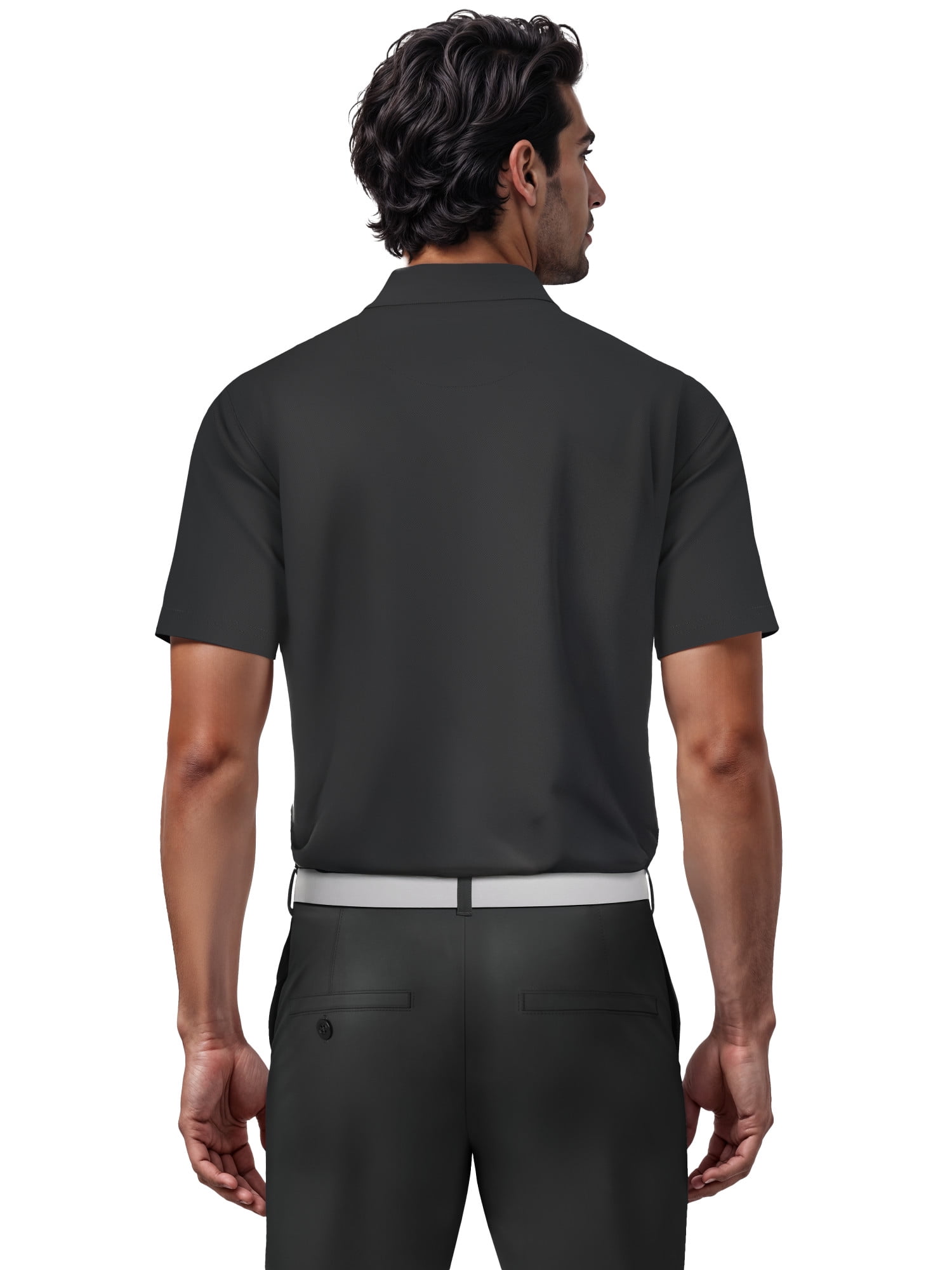 Ben Hogan Men's & Big Men's Chest Printed Golft Polo, Sizes S-5XL