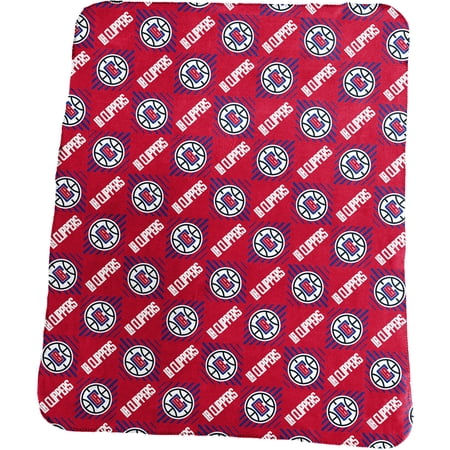 LA Clippers 60 x 50 Repeat Pattern Lightweight Throw Blanket