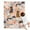Dachshund and Flower, variant on Cute Pitbull Terriers Dog and Coffee Blanket,Comfortable Soft Flannel Throw Blanket,All Season,Warm Lightweight Blankets for Sofa Bed Couch Living Room Chair,30"x40"(80x100cm)