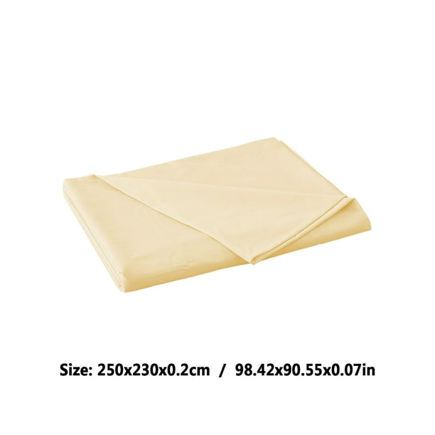 Sábana para dormitorio, sábana para el hogar, color liso, fácil de cepillar, sábanas de algodón