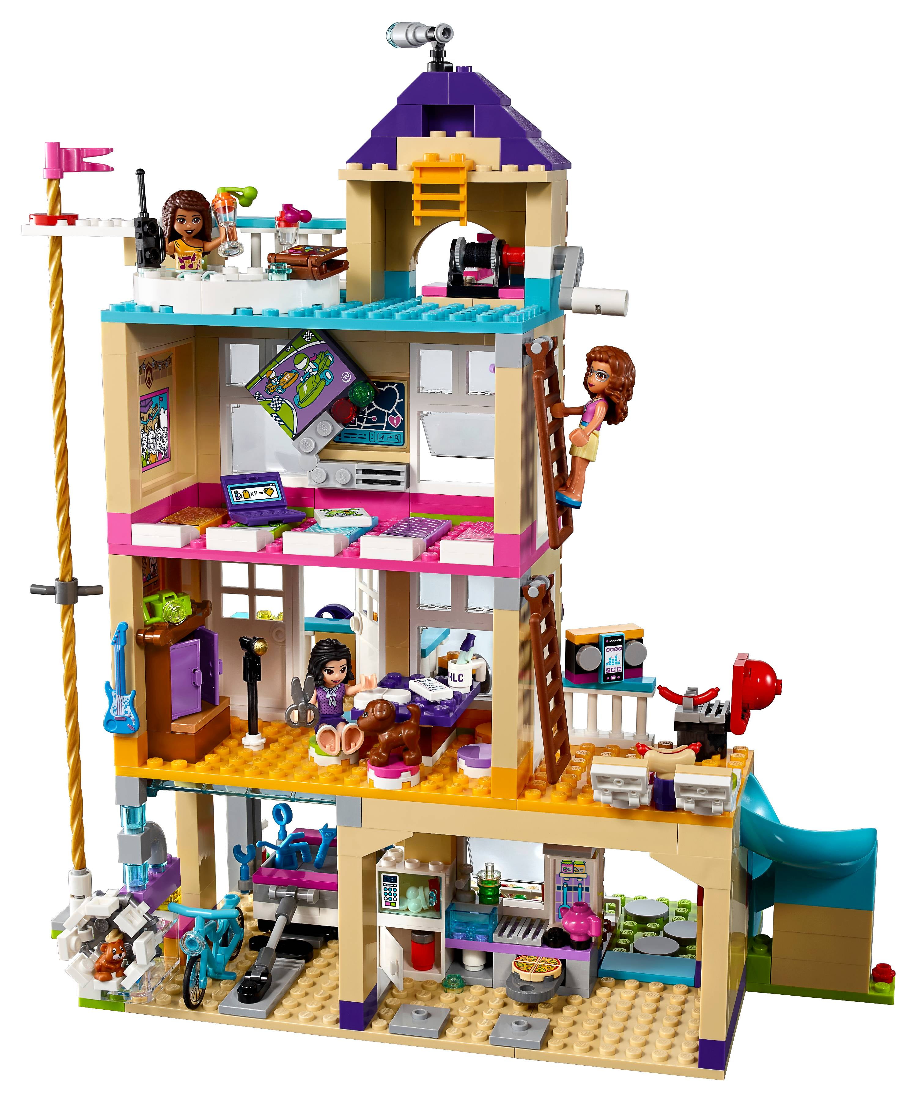LEGO Friends Friendship House 41340 4-Story Building Set (722 - Walmart.com