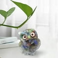 thumbnail image 5 of Crystal Owl Figurine Statue Hand-Made Fine Carved Home Decoration Birthday Gift Housewarming Gift Party, 5 of 8