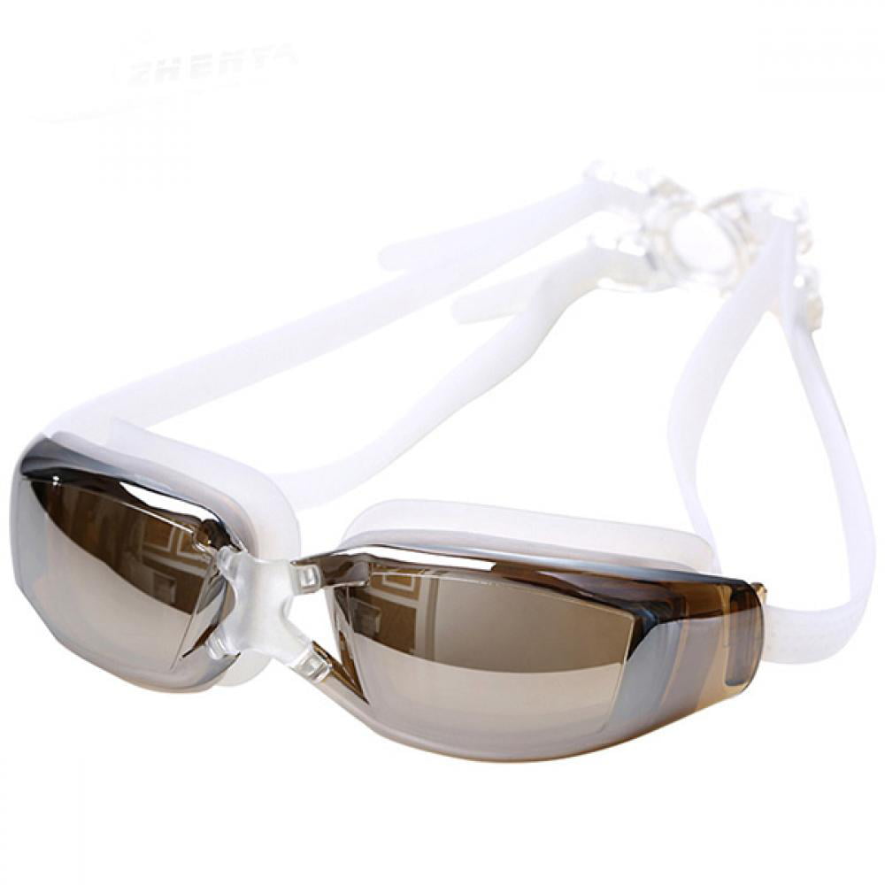 Men Women Swim Goggles HD Clear Vision Anti-Fog UV Protection Swimming Glasses 