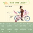 thumbnail image 6 of RULLY 18" Daisy Bike for Age 5 6 7 8 9 Year old Toddlers and Girls, Retro Style in Pink, 6 of 8