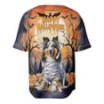 thumbnail image 2 of Mummy Collie Happy Halloween with Pumpkins Bats Spooky Fun All Over Print 3D Baseball Shirt Collie Dog Lover Gifts Idea Softball Sport - 00019, 2 of 6