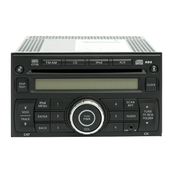 Restored 2014 Nissan Juke AM FM Radio Aux Single DIsc CD MP3 Player 281854FV0A OPT CY11G (Refurbished)