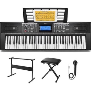 Donner 61 Key Electric Piano Keyboard Kit Black DEK-610S
