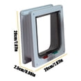 thumbnail image 2 of potrochi Cat Flap Door Magnetic Pet Door, Cat Door Interior Door Pet Door, Standard Cat and Small Pet Door with 4 Way Lock for Cats, Kitties and Kittens, Small Pet Cat Dog Gate Pet Supplies, 2 of 2