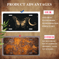 thumbnail image 5 of 1 Pcs Durable License Plate Covers & Frames, Butterfly in Starry For Decorative Front, Waterproof For Decoration Aluminum License Plate Covers & Frames Cover For Men Women, 12" X 6", 5 of 6