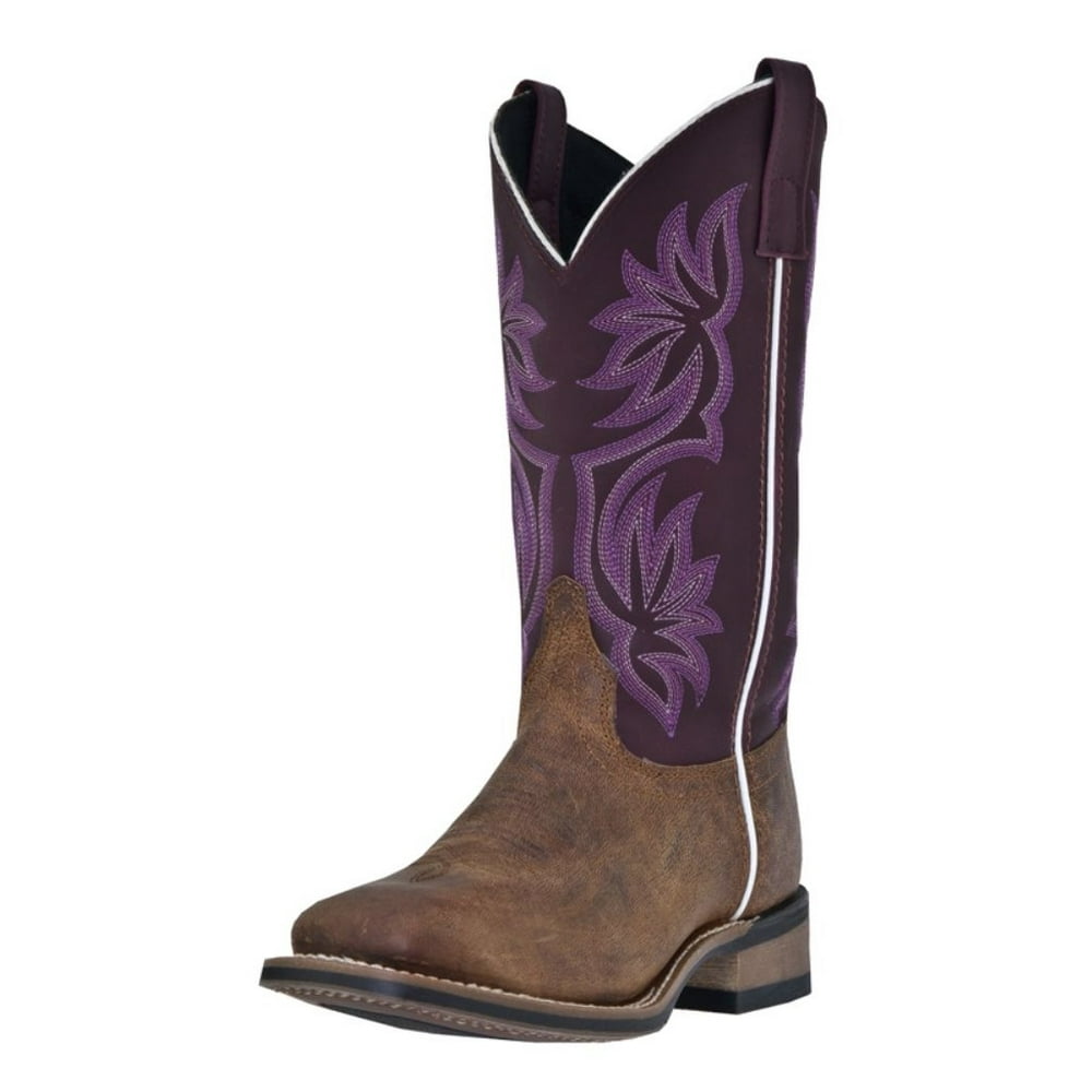 Laredo - Laredo Western Boots Womens Cowboy Mesquite Vintage Tan Purple ...