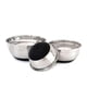 thumbnail image 1 of Set x3 Bowls Acero Inoxidable Plus Gourmet Plateado Con Base De Silicona Antideslizante, 1 of 3
