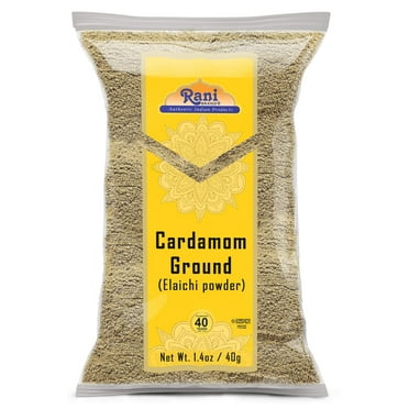 Rani Cardamom (Elachi) Ground, Powder Indian Spice 1.4oz (40g) ~ All Natural | No Color Added | Gluten Friendly | Vegan | NON-GMO | Kosher | No Salt or Fillers